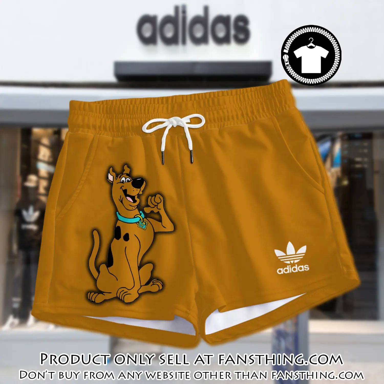 Premium scoobydoo in adidas women shorts lady beach shorts wms1075 fst0741019